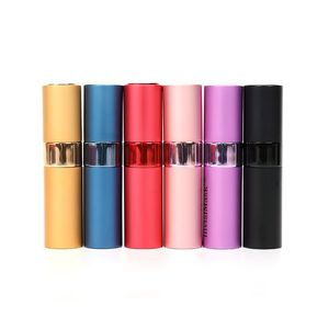 Dispensador de Perfume Giratorio de Tres Secciones, Botella de 8 ml con Recipiente Interior de Vidrio Cilíndrico, Botella de Spray Vacía para Muestras de Cosméticos - Product Image 3