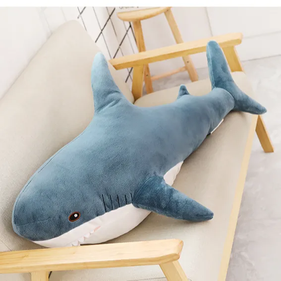 Plush Shark Stuffed Animal Adorable Shark Plush Toy Cute Sea Life Cuddle Gifts for Kids