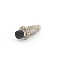 KRONZ Cabezal de Lectura y Escritura HF 13,56 MHz con Pantalla LED de 2 Pines M12 A Conector Macho Codificado RFID M18