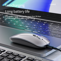 Keyboard dan Mouse Mini Bluetooth Portabel, Koneksi Tiga Perangkat Dual-mode, Combo Ergonomis untuk Tablet, Ponsel, PC, Laptop