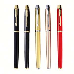 Custom Metal <b>Roller</b> Gel Ink Pen Logo Printed Promotion Corporate Activity Business Gift Pens for Thanksgiving Valentine's Day - Product Image 3