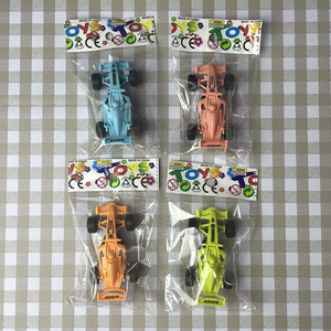 Cadeaux promotionnels, petites voitures en plastique pour enfants, formule drift, <span class=keywords><strong>dessin</strong></span> <span class=keywords><strong>animé</strong></span>, 4 couleurs, mini voiture de course à tirer en arrière - Product Image 5