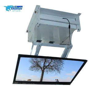 55 Inch Trần Lật Xuống Cơ Giới TV Lift / TV Trần Cơ Giới Lift Cơ Giới Khán Đài Lật Xuống Trần Tv Bracket