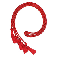 Cordon d'honneur de graduation de haute qualité avec pompon, 68 pouces de long, cordon d'honneur académique unisexe pour les cérémonies de remise des diplômes du lycée et de l'université