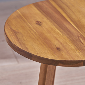 Marina Side <b>Table</b> Round Wood Modern Design Living Room Furniture - Product Image 6