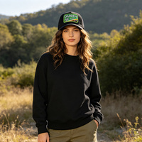 Gorra de 5 Paneles Unisex Personalizada con Bordado, Apliques y Logotipo, Materiales de Lona y Mezclilla, para Uso en Exteriores, Gorra Trucker