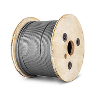 Chinesische Fabrik SS ASTM 304 316 Edelstahldraht 12mm Edelstahlseil Kabel