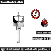 Pisau Ukir Kayu Berbentuk Lengkung YUFU, Dapat Disesuaikan, Dukungan OEM, Tanpa Lapisan, Berbahan Intan, untuk Mengukir Buddha Bead, Pahat, dan Pemotong