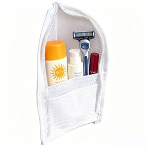 Portable Genuine Leather Vertical <b>Travel</b> <b>Toothbrush</b> Storage Bag On-the-Go Toiletries & Makeup Organizer Simple Bathroom Pouch - Product Image 6