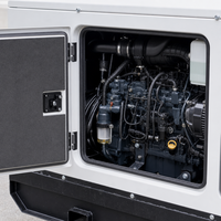 Groupe électrogène diesel silencieux 20 kVA pour alimentation de secours résidentielle LINGGE Triphasé 400 V 50 Hz