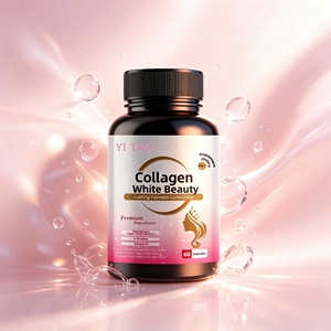 Pilules blanchissantes pour la peau au collagène biologique – Complexe Glutathion + Collagène – Éclaircit, raffermit et hydrate la peau – Idéal pour la beauté quotidienne - Product Image 2