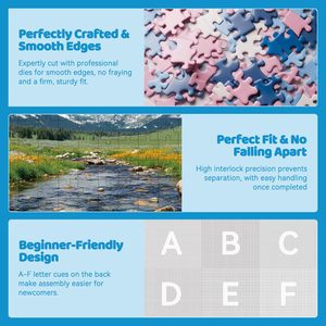 <span class=keywords><strong>Puzzle</strong></span> de 300 <span class=keywords><strong>pièces</strong></span> pour adultes, <span class=keywords><strong>paysage</strong></span> de lac de montagne Maroon Bells, grandes <span class=keywords><strong>pièces</strong></span> pour enfants, adultes, adolescents, papier recyclé - Product Image 3