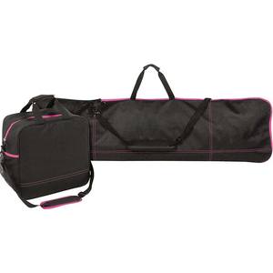 Échantillon gratuit Qunature Sac de ski rembourré à roulettes pour l'hiver, pour deux skis, snowboard, voyage, imperméable, sac à roulettes pour le patinage - Product Image 1