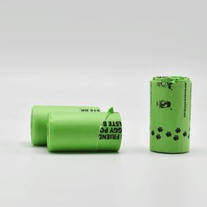 Wholesale Biodegradable Flat Dog Poop <b>Bags</b> Custom Printed Rolls Smell Proof <b>Compostable</b> PBAT Material Eco-friendly - Product Image 3