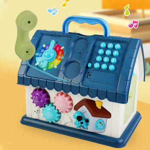 Jouets <span class=keywords><strong>de</strong></span> cube d'activité <span class=keywords><strong>de</strong></span> maison musicale d'apprenant occupé <span class=keywords><strong>de</strong></span> tout-petits avec <span class=keywords><strong>tapis</strong></span> <span class=keywords><strong>de</strong></span> sol <span class=keywords><strong>de</strong></span> circulation et belles voitures <span class=keywords><strong>de</strong></span> course - Product Image 4