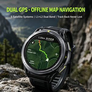 Montre connectée Android iOS avec moniteur de fréquence cardiaque, étanche, pour le sport en plein air, suivi du <span class=keywords><strong>cycle</strong></span> <span class=keywords><strong>menstruel</strong></span>, du sommeil et de la forme physique, avec GPS - Product Image 1