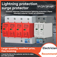 Protecteurs de surtension T2 3P/4P 1/2/3/4P 385V 20KA AC SPD pour dispositif de protection de système d'alimentation avec protection contre les surtensions 40KA Max