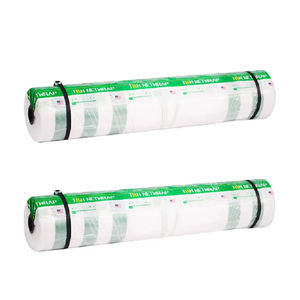 Film de protection personnalisé en PP souple rouge, blanc et bleu, moulé par injection, pour balles de foin, de paille et de ensilage de maïs agricoles - Product Image 2