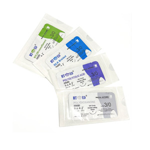 Suturas Dentales <span class=keywords><strong>No</strong></span> <span class=keywords><strong>Absorbibles</strong></span> de Seda y Nailon 3/0 4/0, Suturas Quirúrgicas Monofilamento Trenzadas - Product Image 1