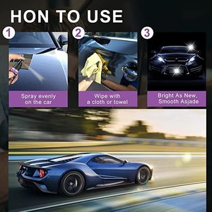 2 uds <span class=keywords><strong>3</strong></span> en 1 alta protección revestimiento de cerámica de coche rápido Spray rápido Reparación de arañazos finos coche <span class=keywords><strong>Scratch</strong></span> Nano Spray de reparación - Product Image 4