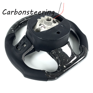 Accessoires intérieurs pour Chrysler : Volant de voiture personnalisé pour Chrysler 300C 300S SRT8 HEMI <span class=keywords><strong>V6</strong></span> V8, ajustement OEM, style sport en forme de D - Product Image 6