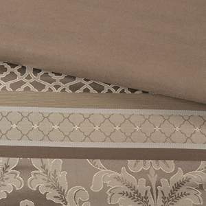 Ensemble de couettes DB High Jacquard 7 pièces Floral solide tissé disponible King Super King pour mariage à la maison comprend du coton soie PVC - Product Image 4