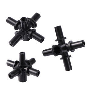 Connecteur d'irrigation de jardin, 10 pièces, 5 voies, déviateur pour <span class=keywords><strong>buse</strong></span> de tuyau d'arrosage, accessoires de pulvérisation - Product Image 1