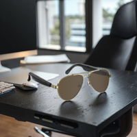 Lunettes de casque intelligentes AI avec commande vocale avancée et affichage de réalité augmentée