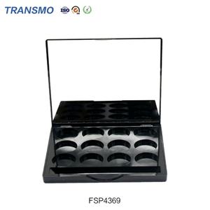 Palette d'ombres à paupières en gros, emballage vide, conteneur de fard à joues, palette d'ombres à paupières en plastique personnalisée, boîte à poudre - Product Image 3