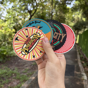 Wholesale Promotion 3D Custom Logo PVC Silicone Mat Soft Pvc Rubber Cup Coasters for Cups Patch Product Type