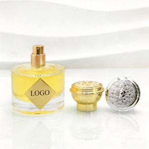 Recyclable Glass Bottle <b>Empty</b> Luxury Custom Label 100ml Excellent Quality Thick Arabic Perfume Spray Bottles with Packaging <b>Box</b> - Product Image 2