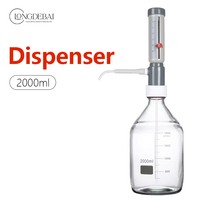 Distributeur de parfum Distributeur de liquide de laboratoire Mate Bottle Top Distributeur de bouteille d'huile entièrement autoclavable en verre et en plastique