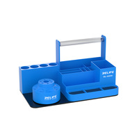 Boîte de rangement pour tournevis de téléphone portable RL-001H, organiseur d'accessoires, support de rangement multifonctionnel rotatif en plastique 60L