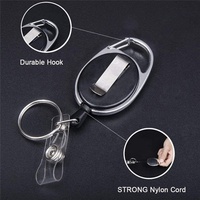 Porte-badge rétractable avec mousqueton et clip, étui vertical étanche pour carte d'identité – Offre Spéciale