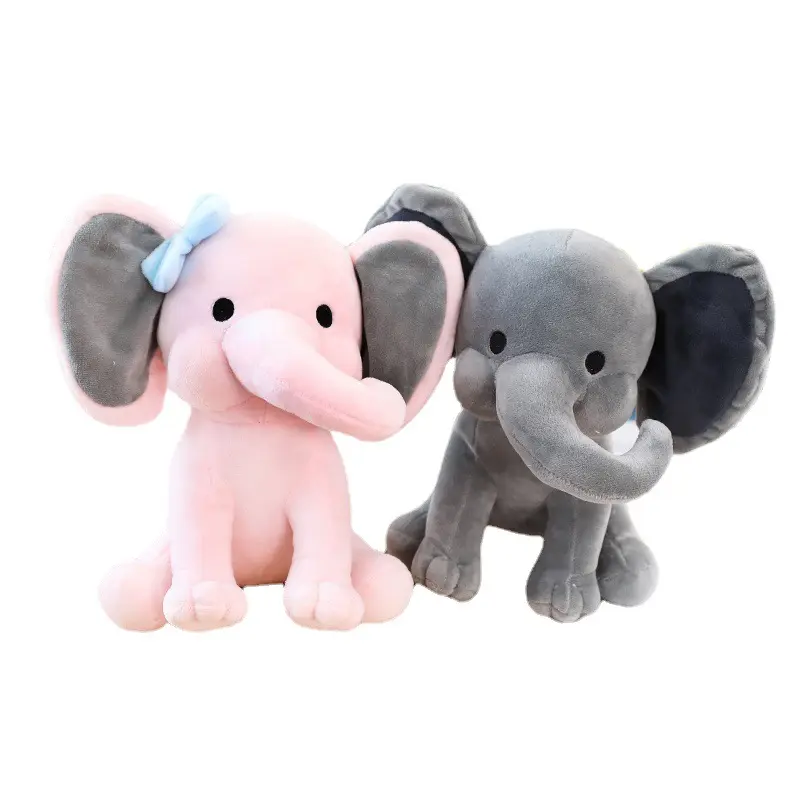 Hot Sale Cheap Cute Soft children's gift Soothe baby plush toys elephant plush toy wholesale