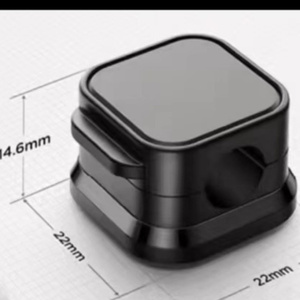 6ピース磁気ケーブルマネージャーセットプラスチックデスクトップ壁掛け携帯電話データ充電オーガナイザーアライメントカードバックルストレージ - Product Image 6