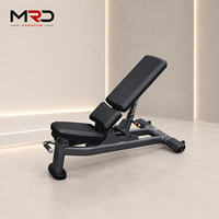 Banc pliable réglable de haute qualité Mairuida MRD-L015, garantie de 2 ans, couleur personnalisable pour la remise en forme commerciale