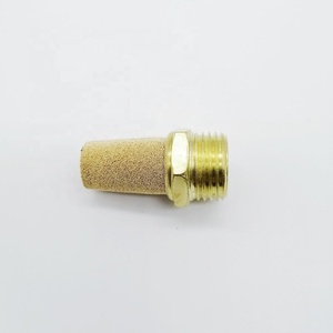 ตัวกรองลมแบบเกลียวทองเหลืองพร้อมตัวเก็บเสียงลม ขนาด 1/8" 1/4" 3/8" 1/2"  ทองแดงเผา SLL-01/02/03/04 BSL-01/02/03/04 - Product Image 1
