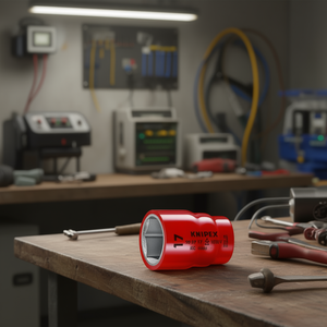 Llave de tubo Knipex de 17 mm con accionamiento de 3/8 pulgadas, aislada para 1000 V, fabricada en Alemania - Product Image 3