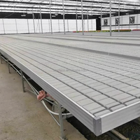 Banc de culture mobile OEM en ABS pour serres, idéal pour la culture de légumes et de semis de fleurs
