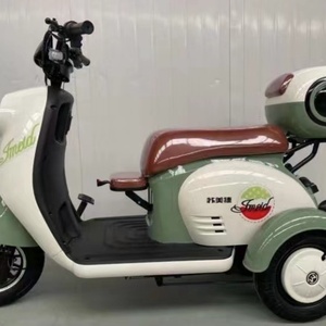 Tricycle électrique certifié CEE à trois places, type carrosserie ouverte, 500W, 48V, pour passagers - Product Image 5