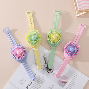 พัดลมตั้งโต๊ะ USB ขนาดเล็ก-พัดลมมือถือแบบพกพาพร้อมไฟของขวัญนักเรียนน่ารักบ้านสำนักงานอัจฉริยะ - Product Image 2