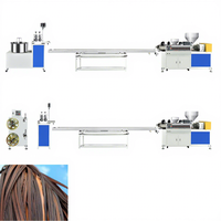 Nouvelle machine d'extrusion automatique à vis unique pour la fabrication de profilés en PP, PVC, PE et rotin, disponible en trois couleurs
