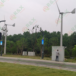 ระบบพลังงานฟรี ติดตั้งง่าย กังหันลมแนวนอนบนหลังคา 1kw 2kw 3kw 5kw 120v/220v กังหันลมสำหรับขาย RX-5000L ฟรี - Product Image 6