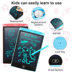 儿童教育玩具绘图板手写板8.5英寸液晶写字板幼儿玩具和汽车礼品书写和学习 - Product Image 3