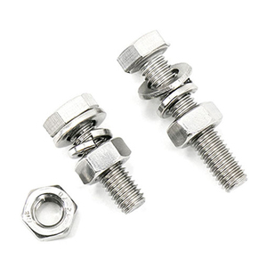 Boulons hexagonaux à tête <span class=keywords><strong>hexagonale</strong></span> en acier inoxydable JR DIN GB 316 304, acier au carbone, M5-M64, finition zinguée - Product Image 1