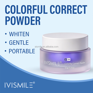 Polvo Dental Corrector de Color Morado <span class=keywords><strong>V34</strong></span> con Sabor a Menta, 12 g, Limpieza Bucal Profunda, Efecto Blanqueador, Natural - Product Image 2