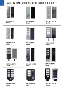 Lampadaire Solaire LED Extérieur Étanche Industriel Tout-en-un Intelligent 200W 150W 50W 300W 100W Alimenté par Panneau Solaire 1000W - Product Image 3