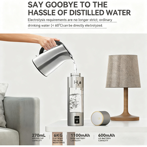 Generatore di Acqua Ricca di Idrogeno a Doppia Modalità H2, 2000ppb 4000ppb, Attivazione a Bassa Frequenza - Product Image 4