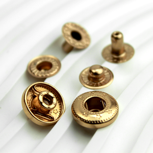 Tùy Chỉnh Sang Trọng Trang Trí Vàng Hoa Nút Áo Kẽm Hợp Kim Kim Loại Báo Chí Snap Nút Stud Cổ Điển Phụ Kiện May Mặc - Product Image 6